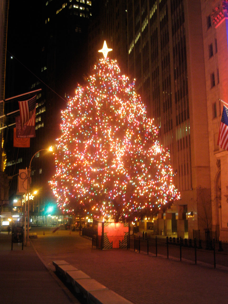Kalėdos,  Medis,  Siena,  Gatvė,  Naujas,  York,  Medžiai,  Žiema,  Kalėdos Ant Sienos Gatvės, Nemokamos Nuotraukos