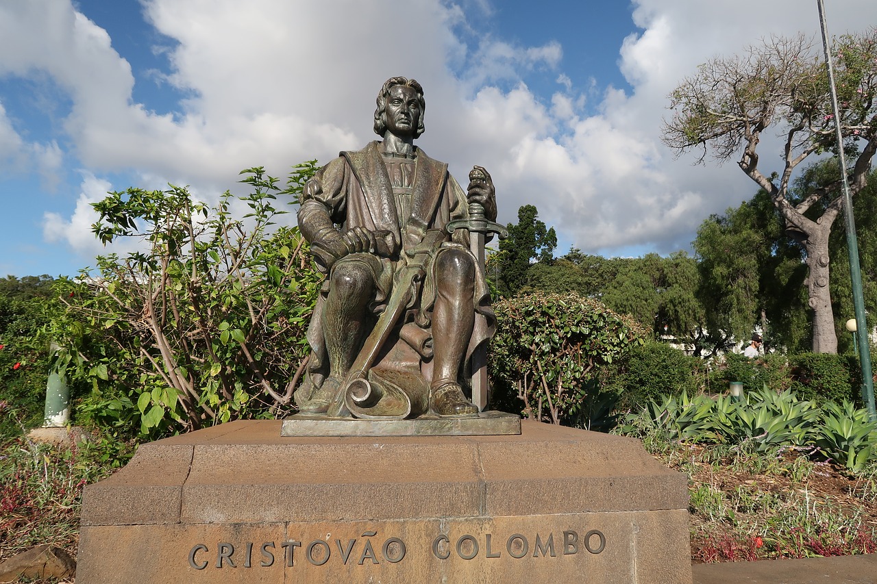 Kristupas Kolumbas,  Statula,  Madeira,  Colombo, Nemokamos Nuotraukos,  Nemokama Licenzija
