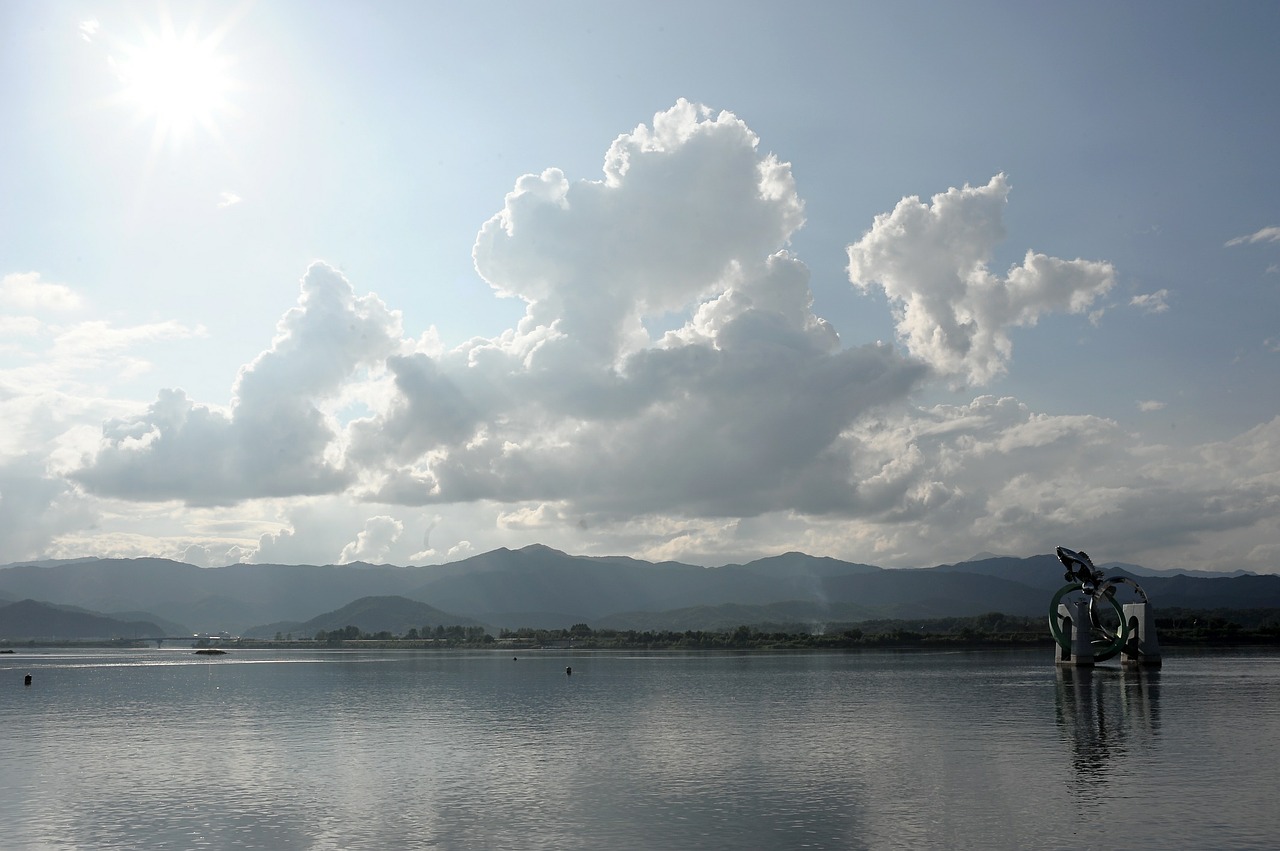 Chuncheon, Sojang Upė, Upė, Dangus, Nemokamos Nuotraukos,  Nemokama Licenzija