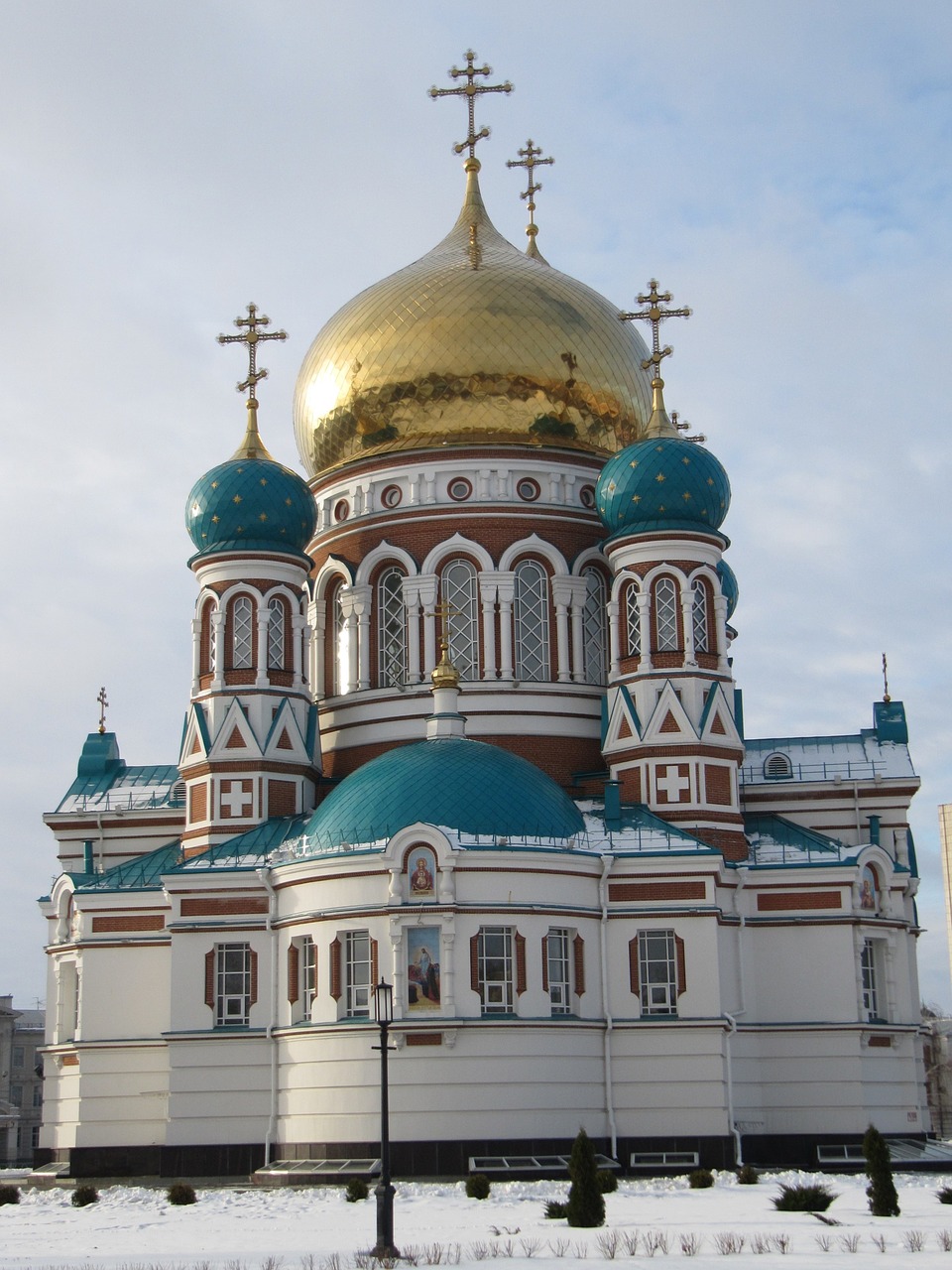 Bažnyčia, Omskas, Rusija, Svogūnų Kupolas, Nemokamos Nuotraukos,  Nemokama Licenzija