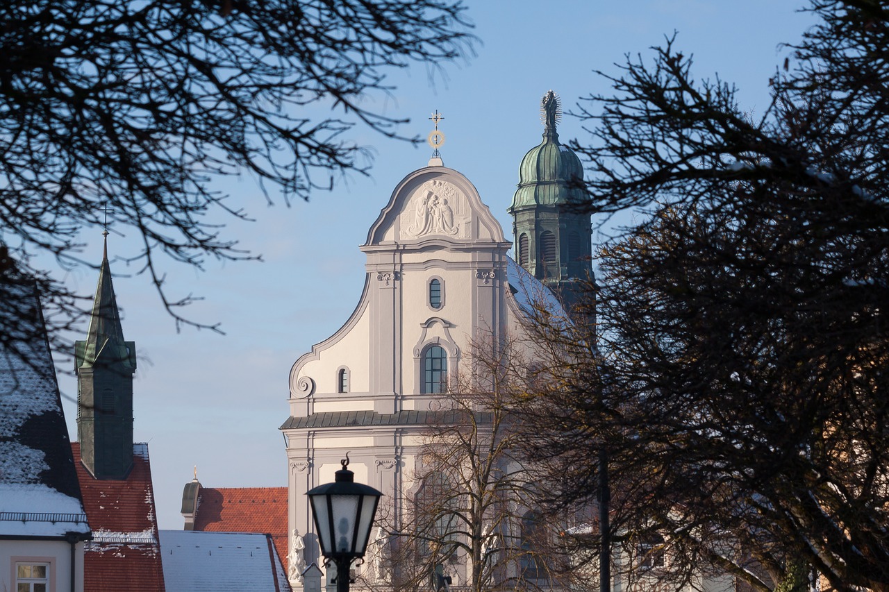 Bažnyčia, Bokštas, Krikščionybė, Architektūra, Bokštas, Pastatas, Bavarija, Tikėjimas, Žiema, Sniegas