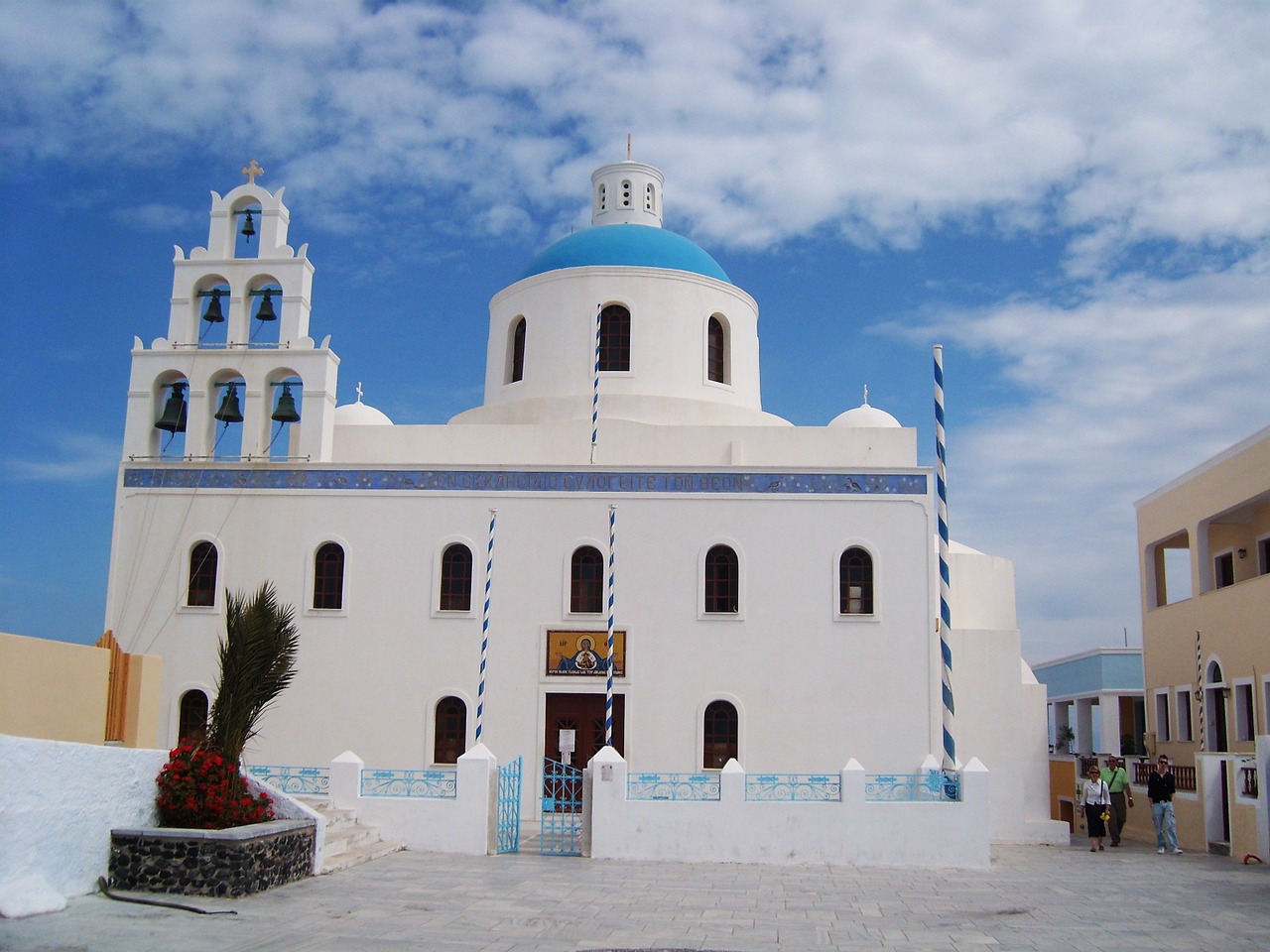 Bažnyčia, Ortodoksų Bažnyčia, Graikija, Mėlynas, Balta, Sala, Ciklai, Mykonos, Šventė, Kelionė