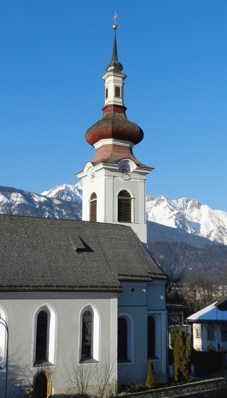 Bažnyčia, Wattens, Tirol, Tyrol, Austria, Kalnai, Vaizdingas, Kelionė, Nemokamos Nuotraukos,  Nemokama Licenzija