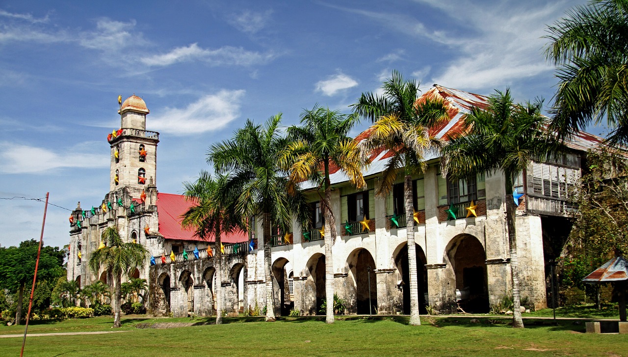 Bažnyčia, Filipinai, Architektūra, Orientyras, Asija, Pastatas, Senas, Katedra, Kolonijinis, Nemokamos Nuotraukos