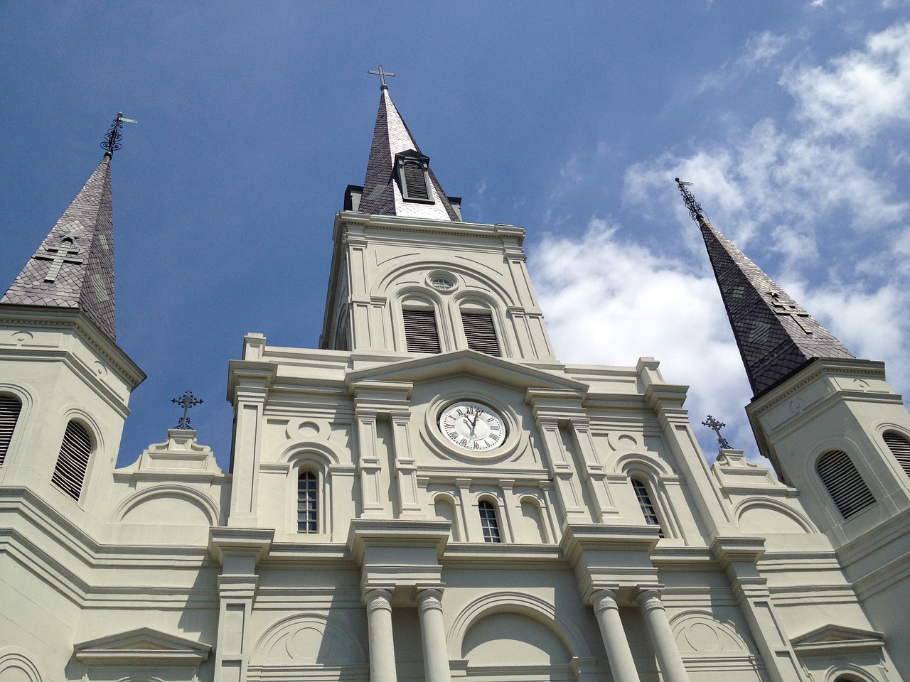 Bažnyčia, Naujasis Orleanas, Katedra, Prancūzų Kalba, Luiziana, Architektūra, Ketvirtis, Kvadratas, Religija, Naujasis Orleanas Prancūzų Kvadratas