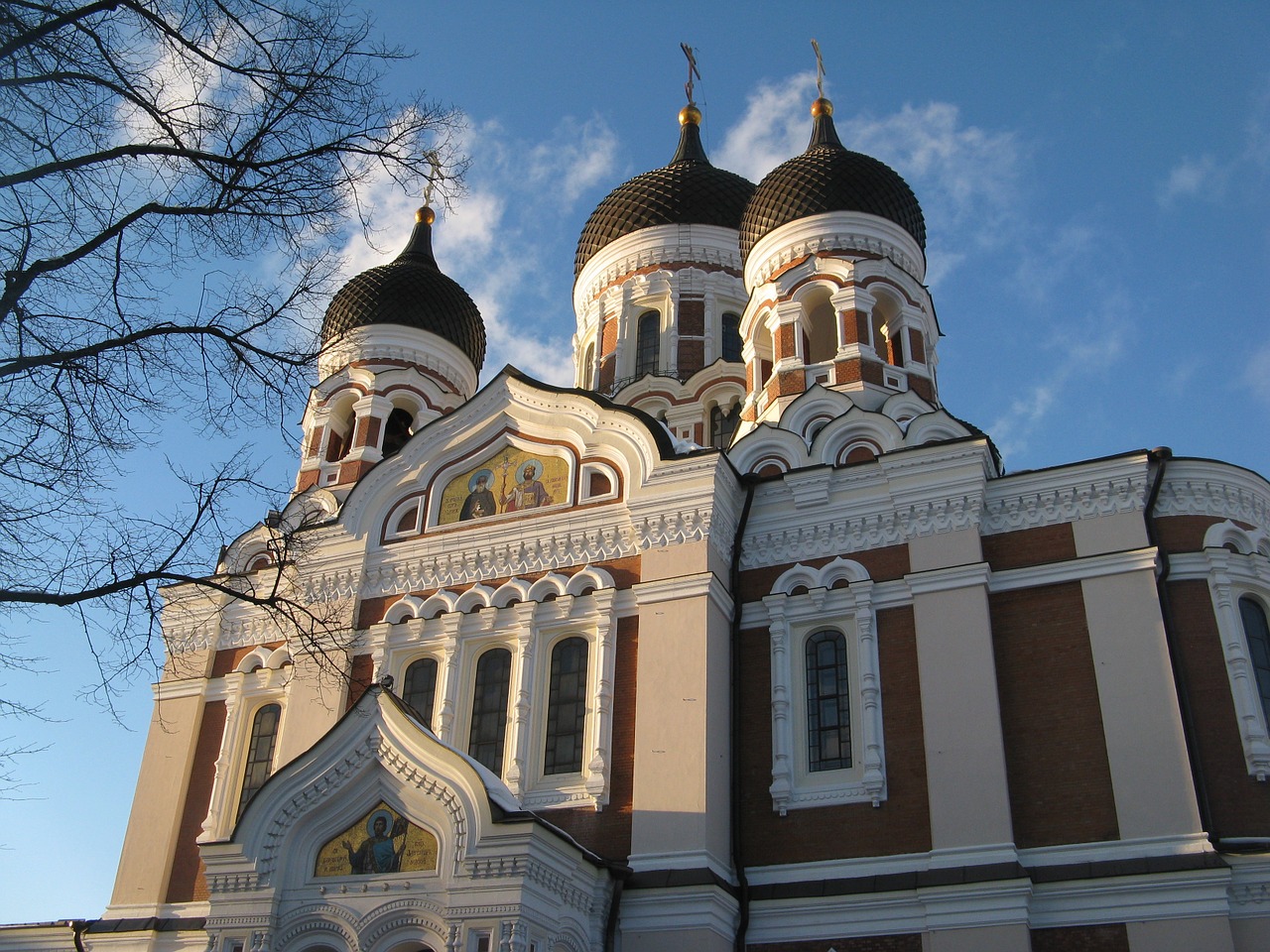 Bažnyčia, Rusų, Ortodoksas, Religija, Architektūra, Orientyras, Tallinn, Kupolas, Estonia, Nemokamos Nuotraukos