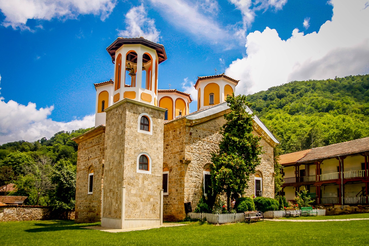 Bažnyčia, Kelionė, Architektūra, Pastatas, Dangus, Bulgarija, Turizmas, Žygis, Lauke, Gamta