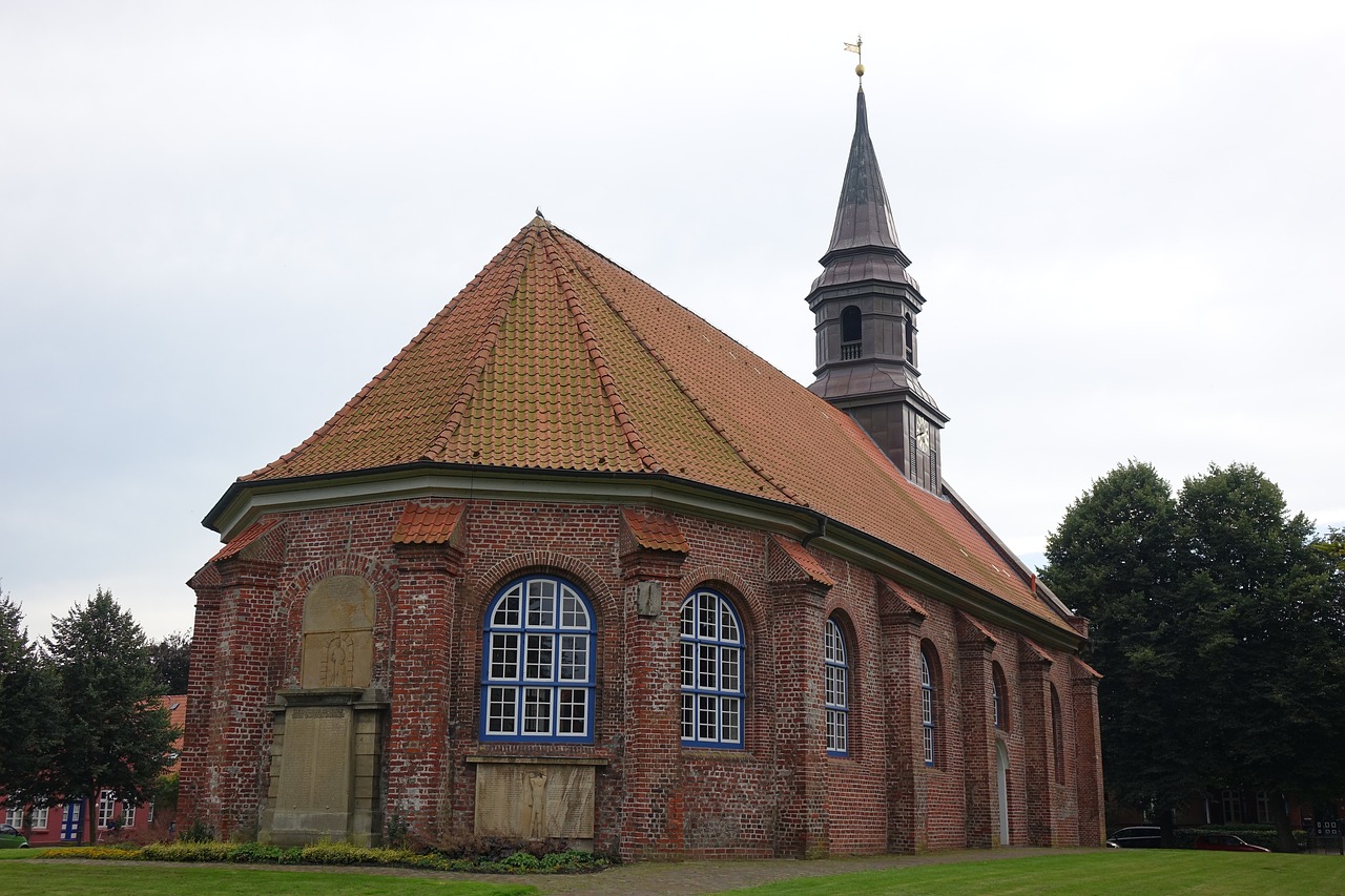 Bažnyčia, Rytinė Frisia, Kaimas, Nemokamos Nuotraukos,  Nemokama Licenzija