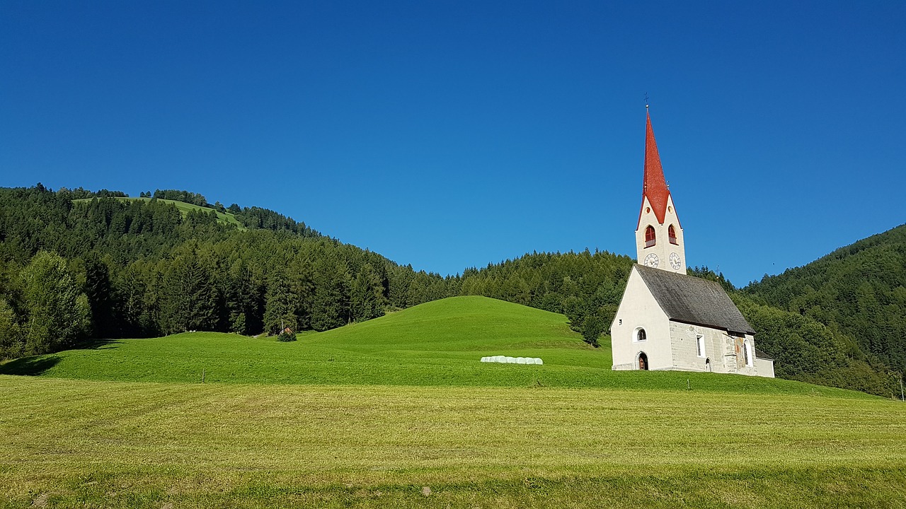 Bažnyčia, Kraštovaizdis, Tyrol, Žalias, Gamta, Vaizdas, Dangus, Bokštas, Koplyčia, Vasara