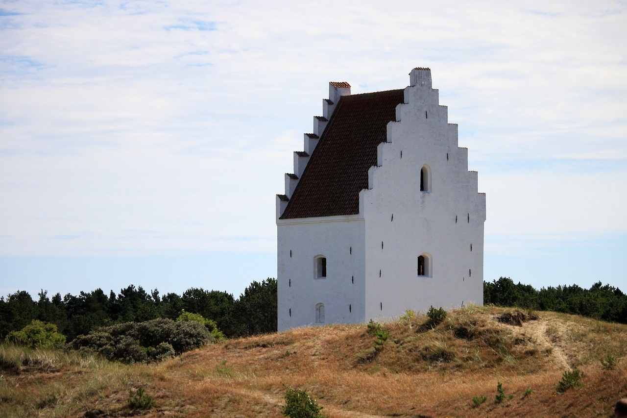 Bažnyčia, Gamta, Senas, Vasara, Denmark, Pastatas, Žalias, Smėlis, Nemokamos Nuotraukos,  Nemokama Licenzija