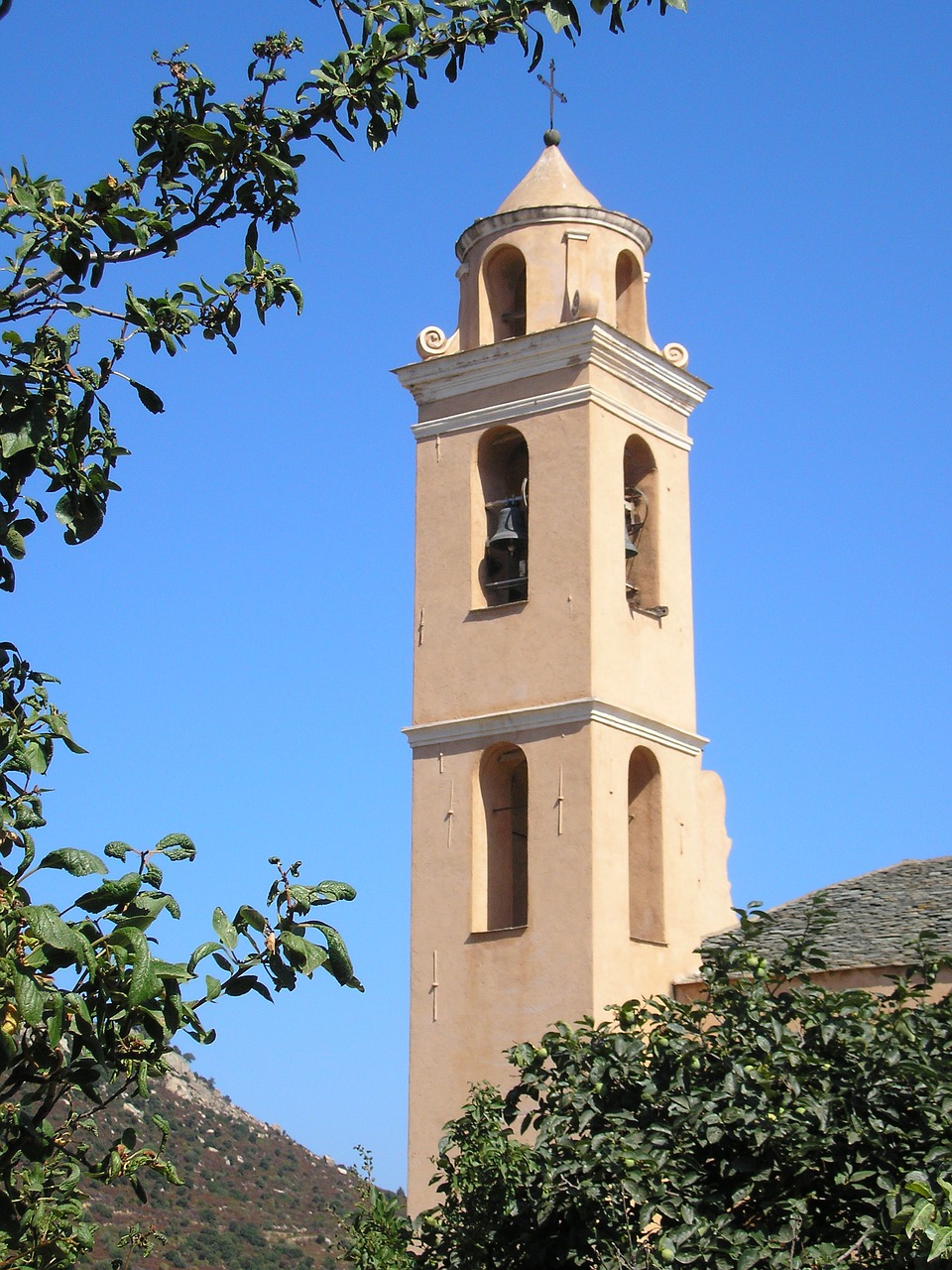 Bažnyčia, Kampanelis, Korsikietis, Santa Reparata Di Balagna, Kaimas, Balagne, Nemokamos Nuotraukos,  Nemokama Licenzija