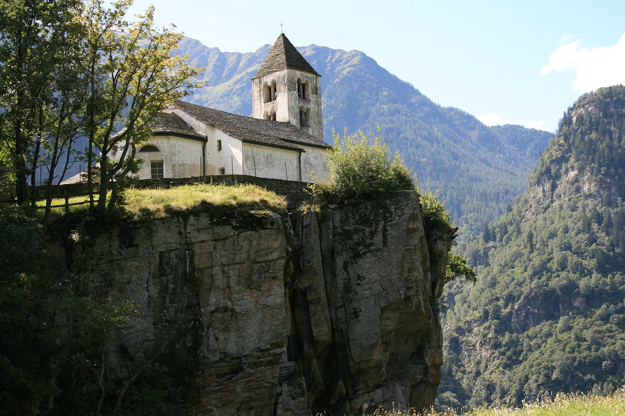 Bažnyčia, Bedugnė, Ticino, Bergdorf, Šveicarija, Nemokamos Nuotraukos,  Nemokama Licenzija