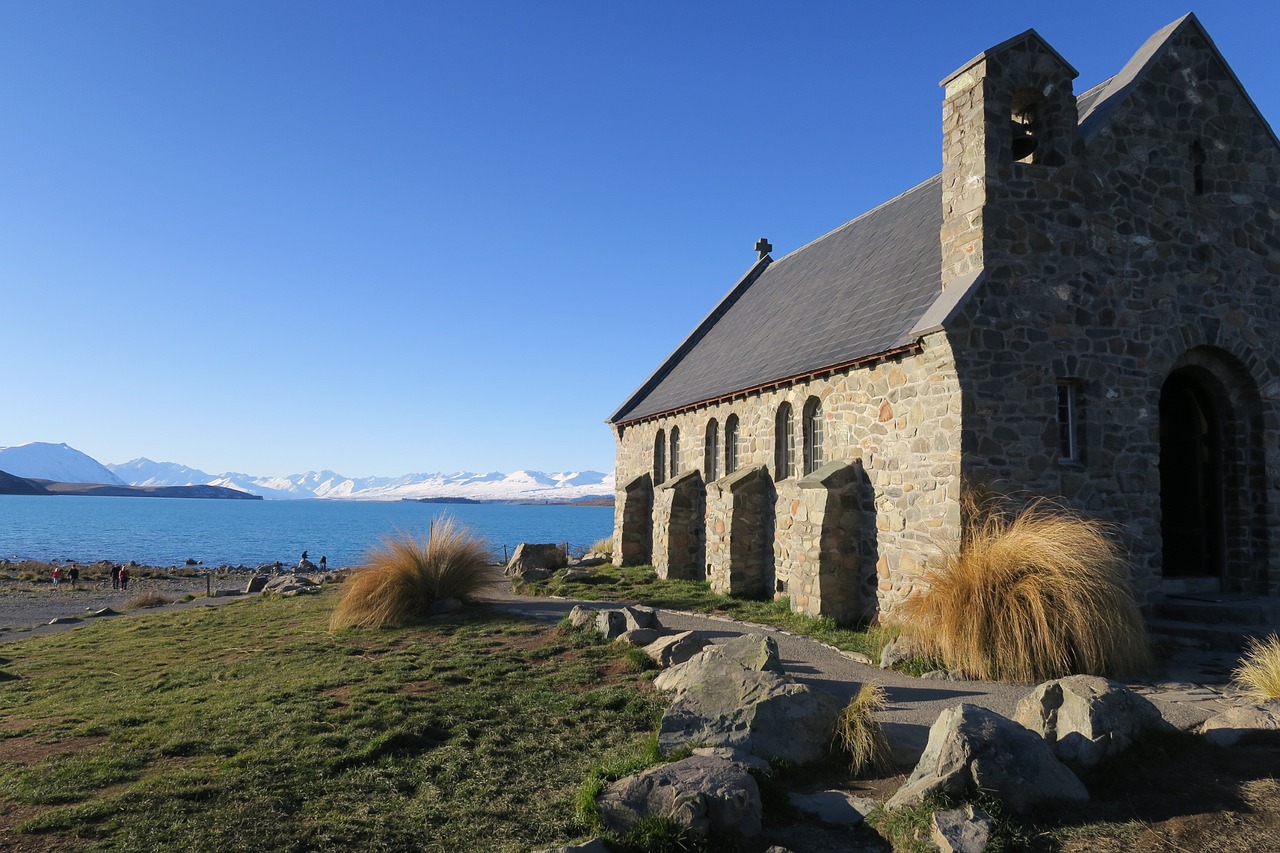 Bažnyčia, Naujoji Zelandija, Ežeras, Nemokamos Nuotraukos,  Nemokama Licenzija