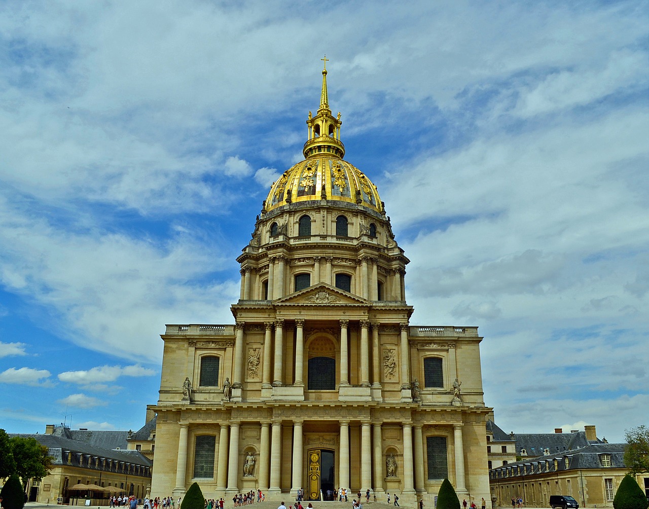 Bažnyčia, Kapas, Invalides, Pastatas, Paris, France, Senas, Kirsti, Architektūra, Kupolas