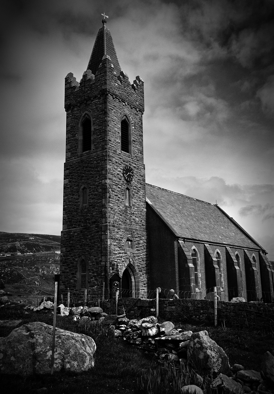 Bažnyčia, Airija, Kraštovaizdis, Nemokamos Nuotraukos,  Nemokama Licenzija