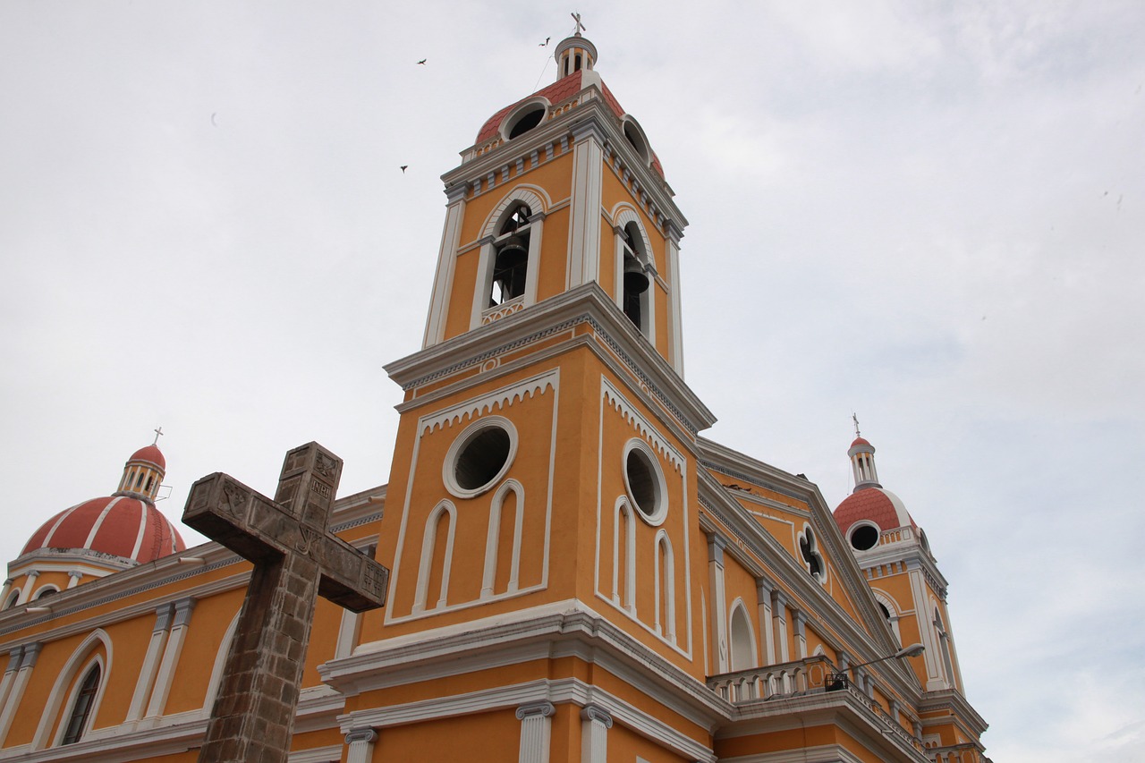 Bažnyčia, Nikaragva, Architektūra, Katalikų, Religija, Granada, Religinis, Nemokamos Nuotraukos,  Nemokama Licenzija