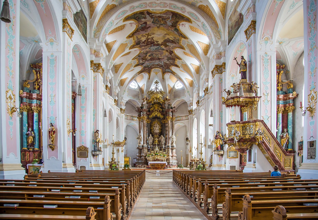 Bažnyčia, St Peter Ir Paul, Deggendorfas, Bavarija, Vokietija, Katalikų, Nemokamos Nuotraukos,  Nemokama Licenzija