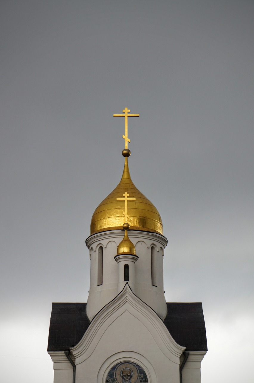 Bažnyčia, Novosibirskas, Rusija, Ortodoksas, Kirsti, Bažnyčios Stogas, Nemokamos Nuotraukos,  Nemokama Licenzija