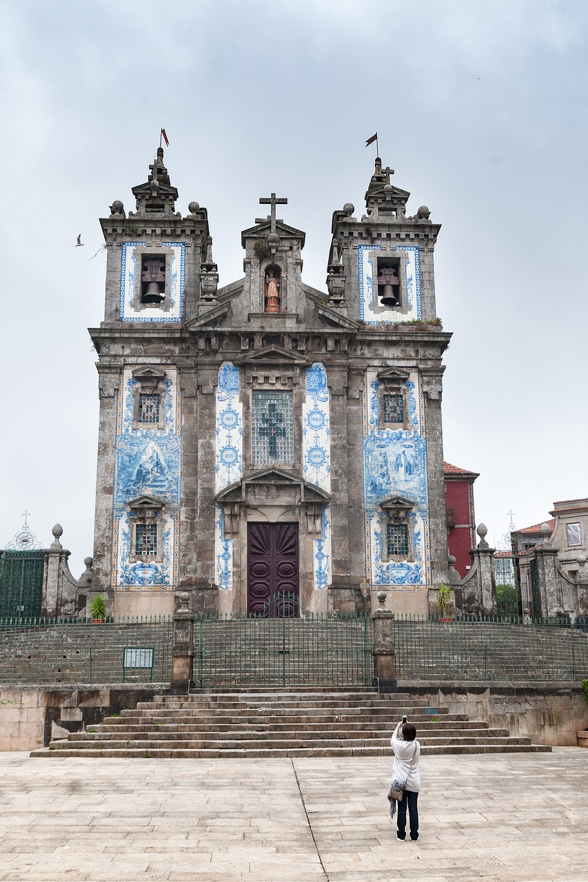 Bažnyčia, Porto, Senamiestis, Istoriškai, Turizmas, Douro, Fasadas, Namai Fasadai, Miestas, Istorinis Senamiestis
