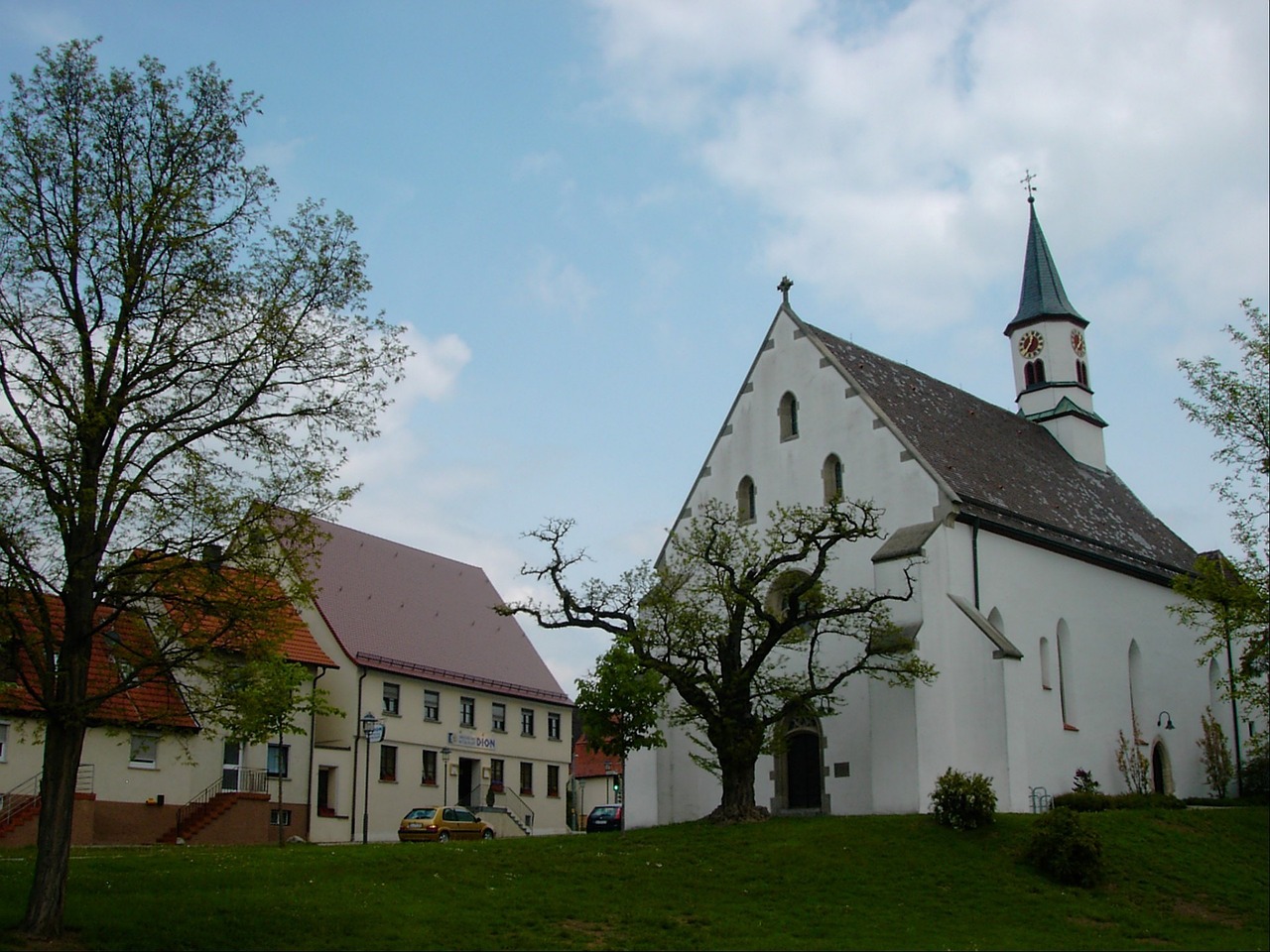 Bažnyčia, Raudonoji Bažnyčia, Langenau, Pastatas, Architektūra, Bokštas, Dangus, Nemokamos Nuotraukos,  Nemokama Licenzija