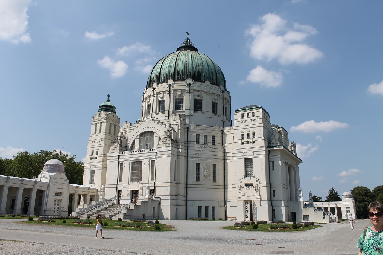 Bažnyčia, Antklodė, Architektūra, Ornamentas, Skydas, Vienna, Centrinės Kapinės, Bažnyčios Pastatai, Maldos Namai, Garbinimo Namai