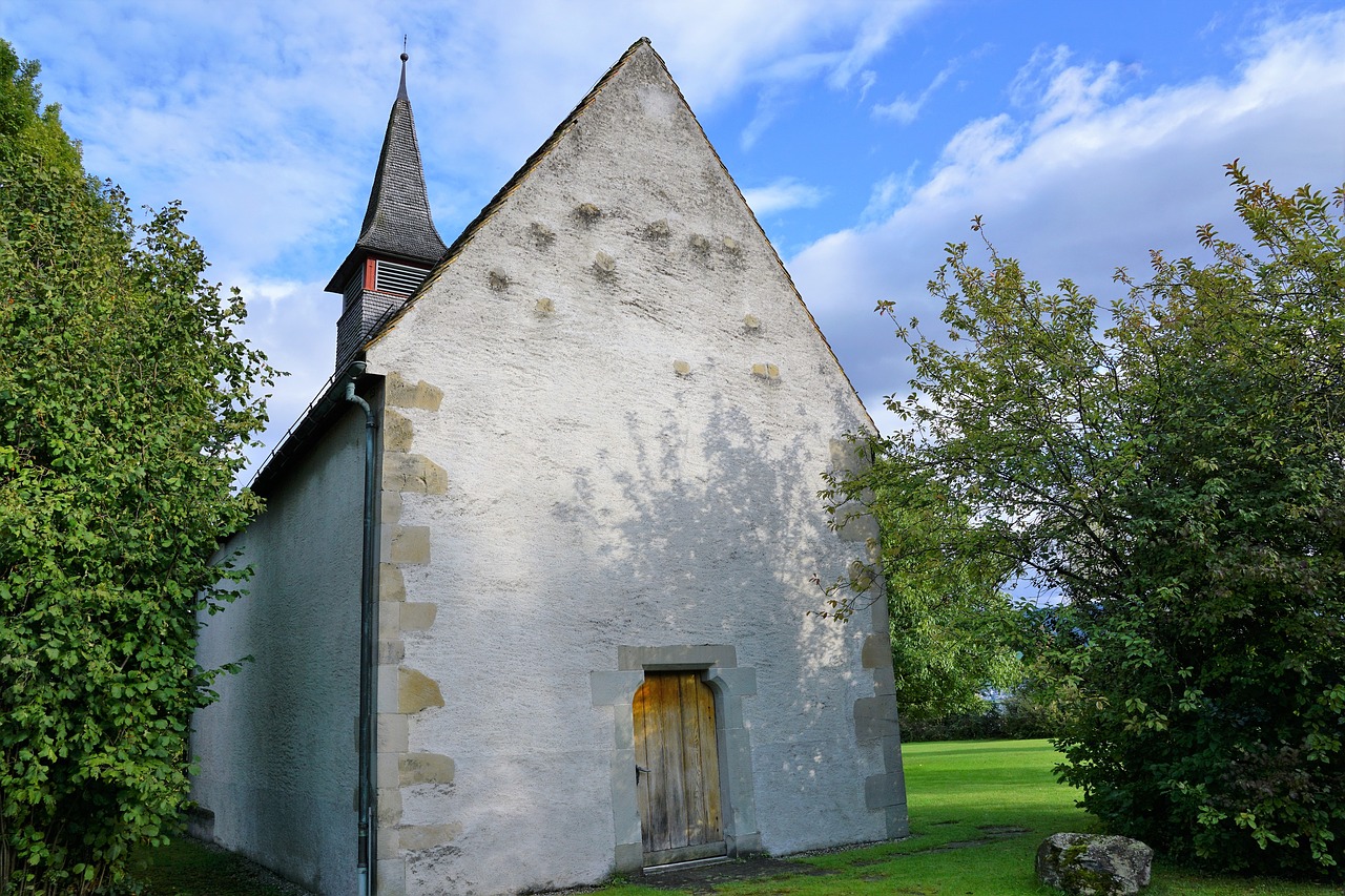 Bažnyčia, Šveicarija, Vestuvės, Koplyčia, Religija, Architektūra, Meilė, Gamta, Zurich, Mėlynas