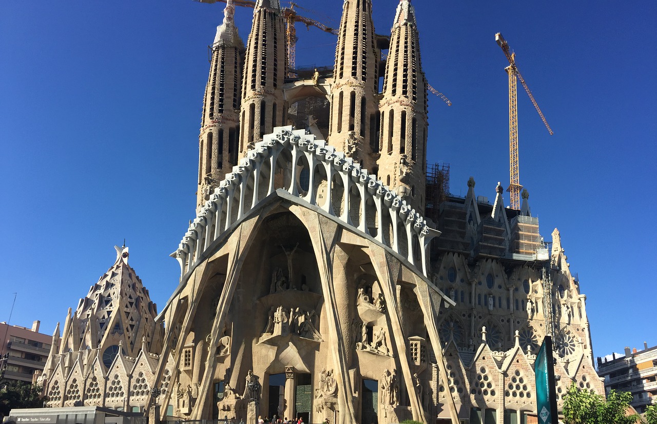 Bažnyčia, Familia Sagrada, Barcelona, Nemokamos Nuotraukos,  Nemokama Licenzija