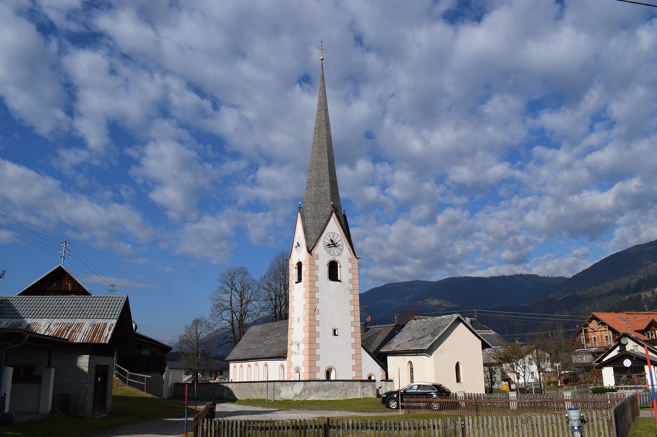 Bažnyčia, Tröpolach, Sankt Georgen, Nemokamos Nuotraukos,  Nemokama Licenzija