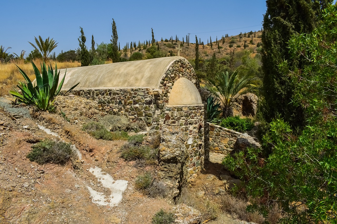 Bažnyčia,  Akmuo,  Religija,  Stačiatikių,  Architektūra,  Kelionė,  Koplyčia,  Vienuolynas,  Troulli,  Kipras