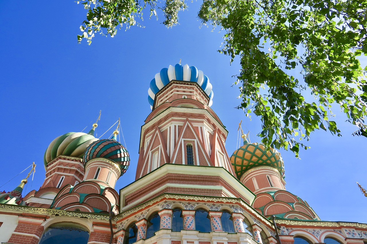 Bažnyčia,  Maskva,  Rusija,  Katedra,  Kupolas,  Stačiatikių,  Dangus,  Miestas,  Turizmas,  Lankytini Objektai