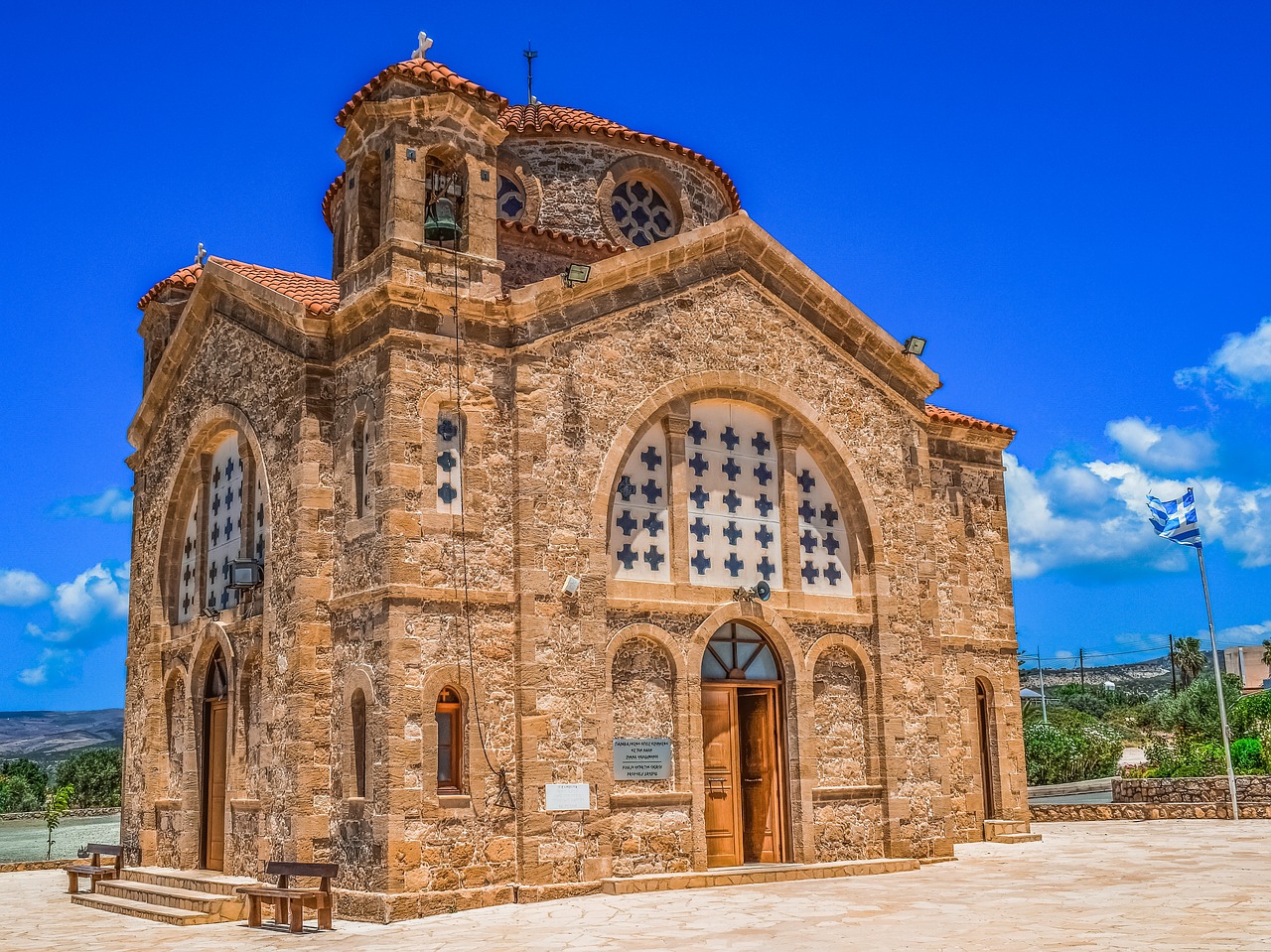 Bažnyčia,  Architektūra,  Religija,  Krikščionybė,  Agios Georgios Peyia,  Kipras, Nemokamos Nuotraukos,  Nemokama Licenzija