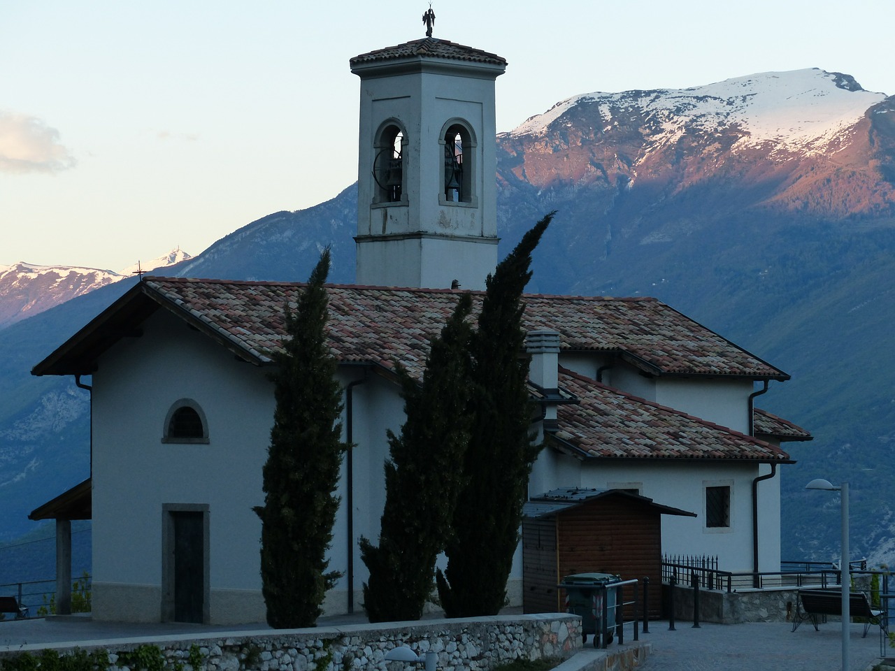 Bažnyčia, Bokštas, Pregasina, Garda, Monte Stivo, Nemokamos Nuotraukos,  Nemokama Licenzija