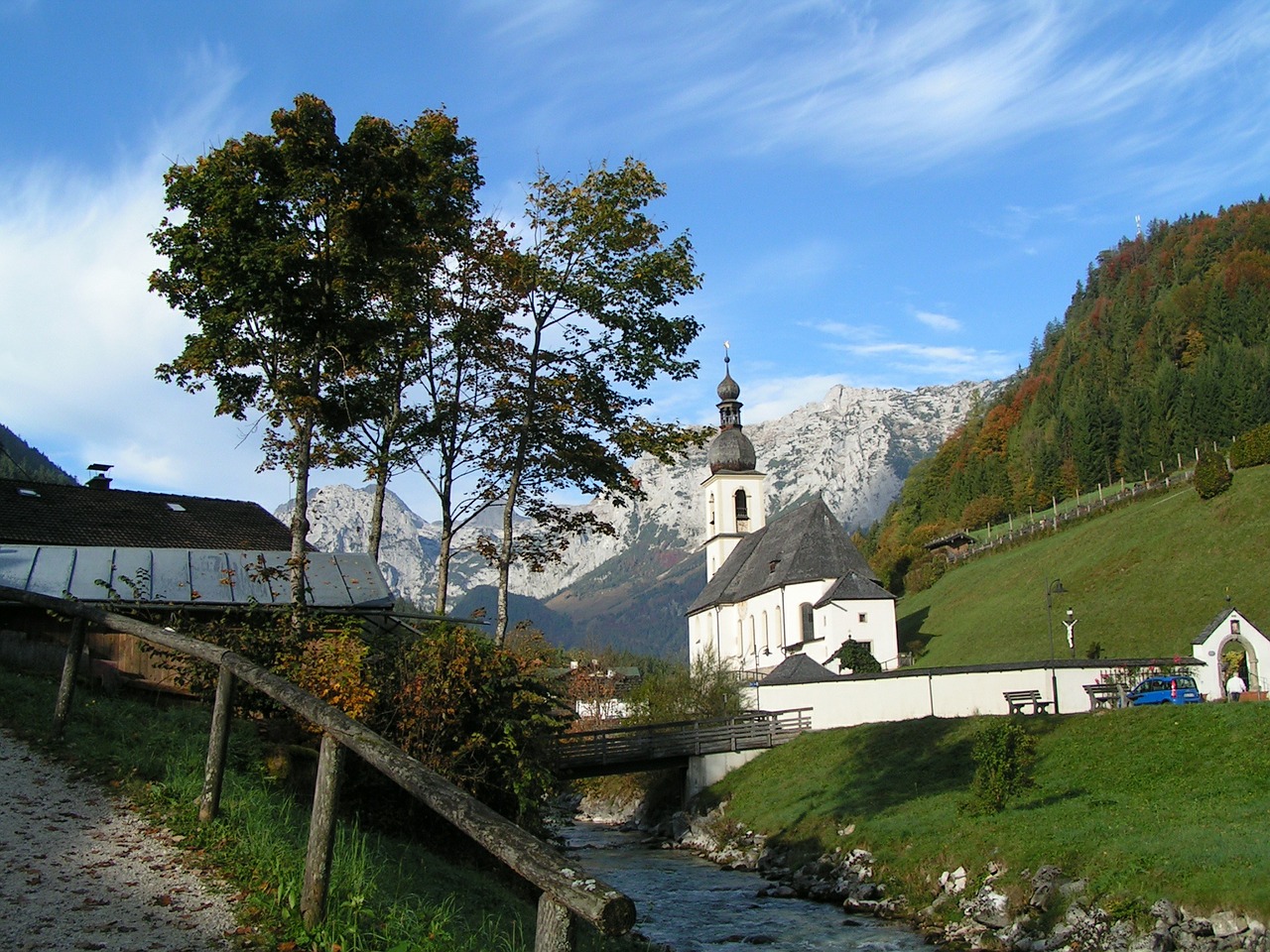Bažnyčia, Ramsau, Berchtesgadener Žemės, Berchtesgaden Alps, Berchtesgadeno Nacionalinis Parkas, Nuotaika, Nacionalinis Parkas, Alpių, Kalnai, Nemokamos Nuotraukos