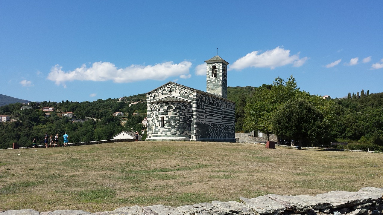 Bažnyčia, Corse, Romaneško Stiliaus, Nemokamos Nuotraukos,  Nemokama Licenzija