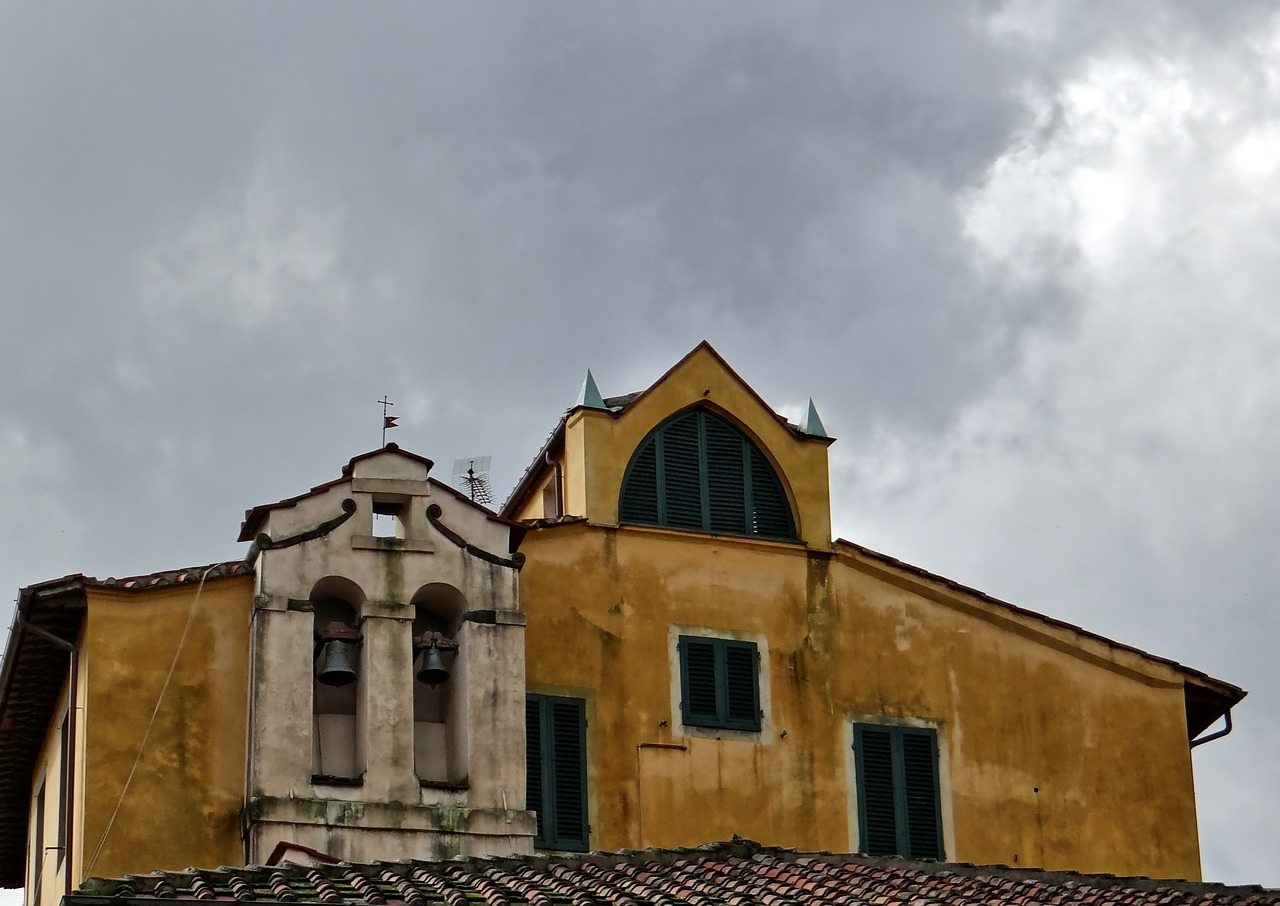 Bažnyčia, Spire Stogas, Italy, Pescia, Toskana, Nemokamos Nuotraukos,  Nemokama Licenzija