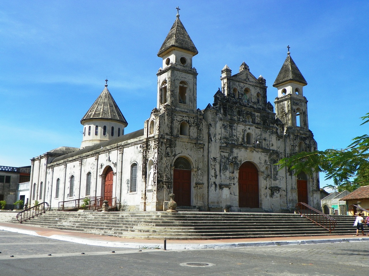 Bažnyčia, Nikaragva, Kolonijinis, Religija, Nemokamos Nuotraukos,  Nemokama Licenzija