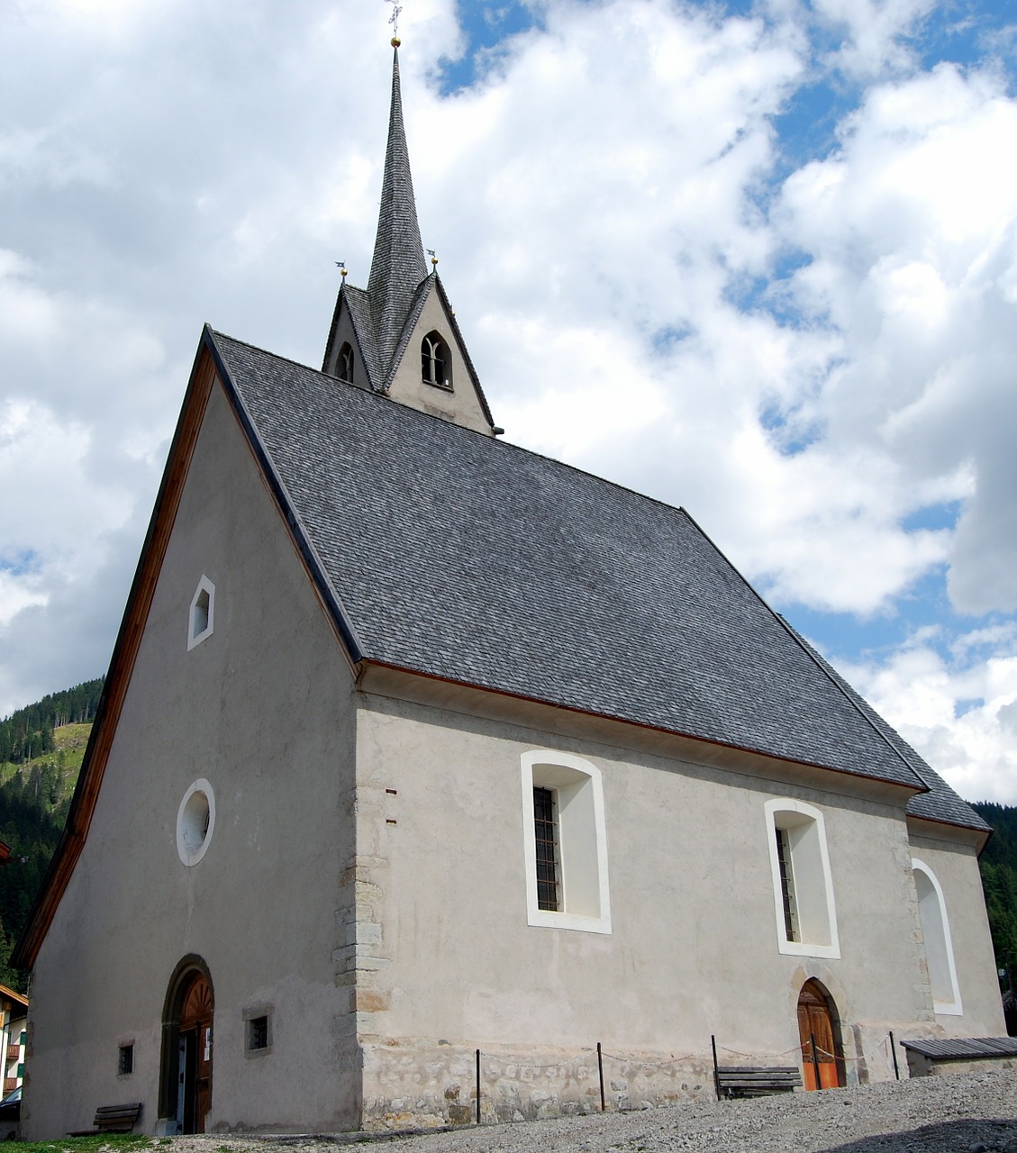 Bažnyčia, Fassa Puddle, Italy, Trentinas, Kampanelis, Nemokamos Nuotraukos,  Nemokama Licenzija