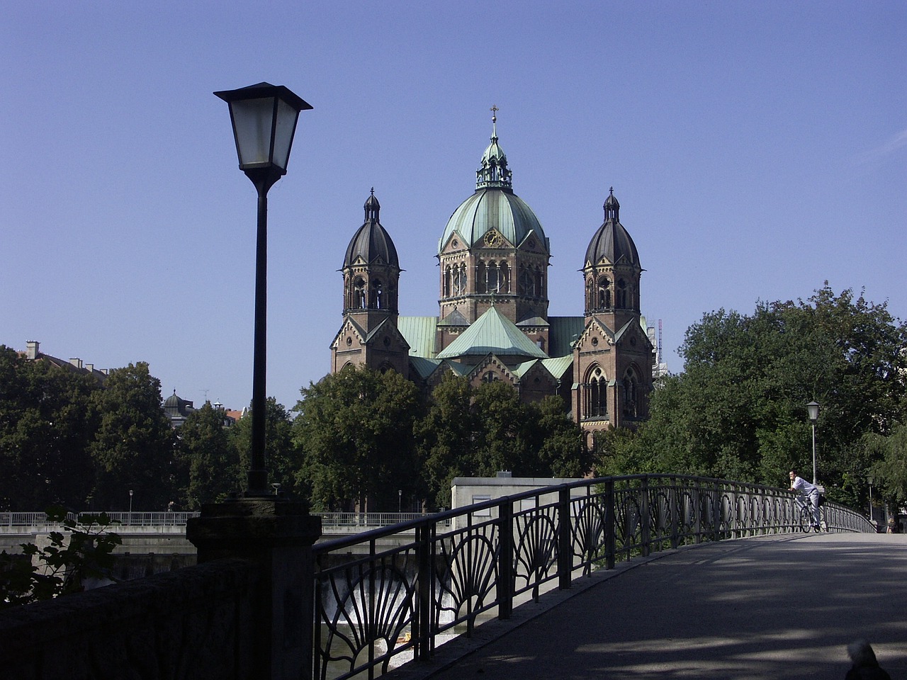 Bažnyčia, Munich, Hl, Marianne, Kabelinis Tiltas, Bažnyčios Šereliai, Pastatas, Miestas, Bavarija, Architektūra