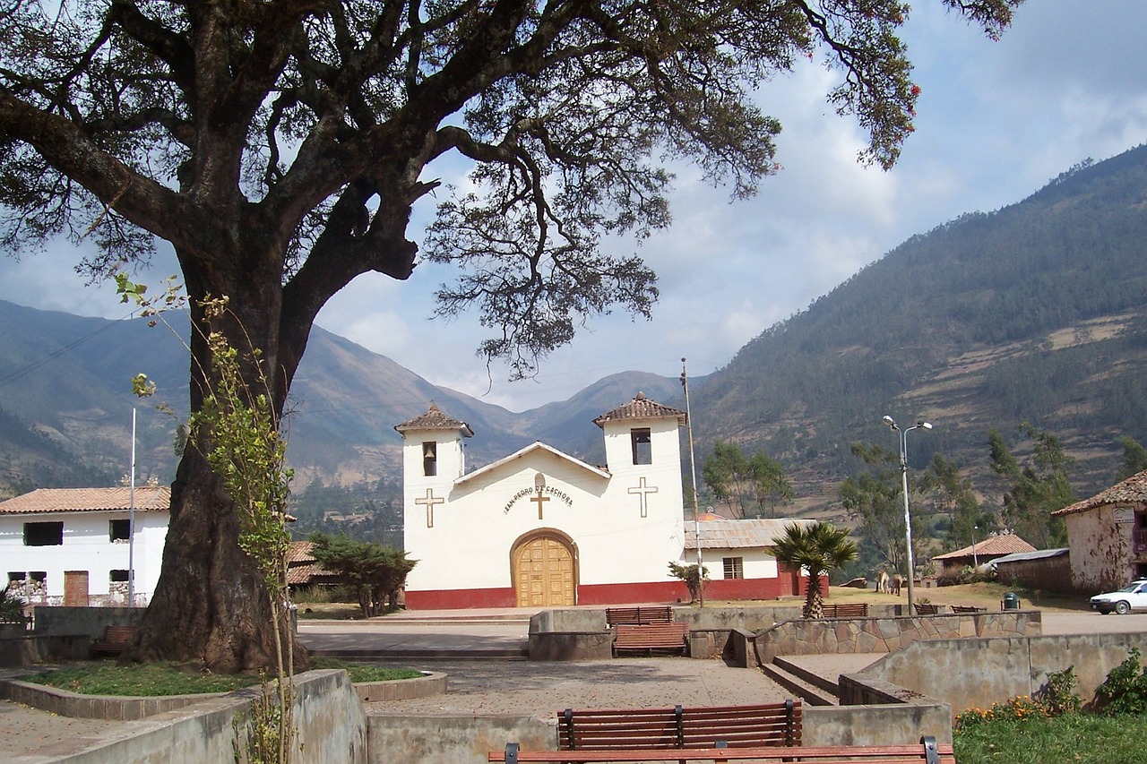 Bažnyčia, Peru, Dangus, Kalnai, Religija, Ispanų, Istorinis, Religinis, Senas, Peru