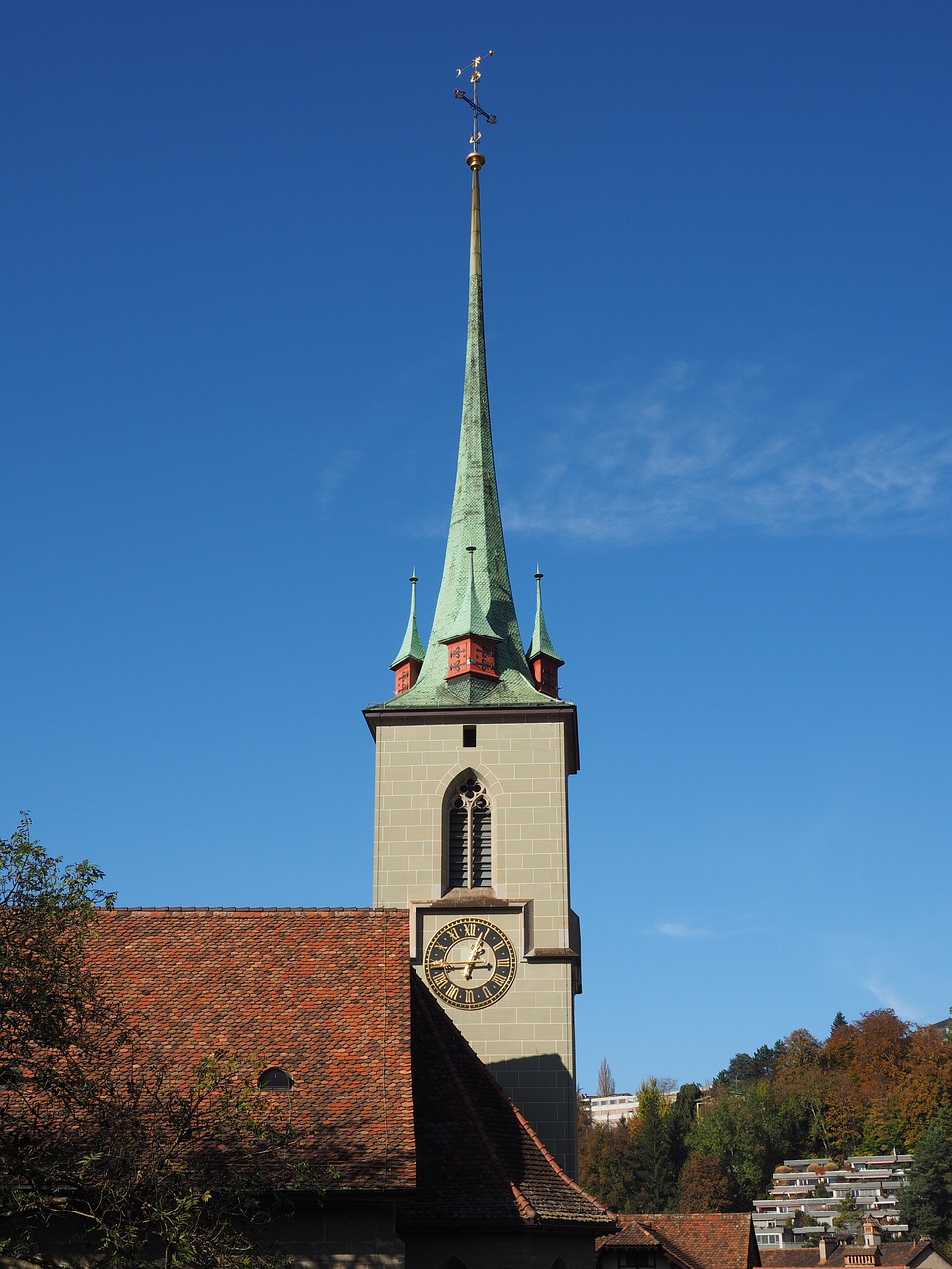 Bažnyčia, Bokštas, Nydeggkirche, Bern, Pastatas, Architektūra, Nemokamos Nuotraukos,  Nemokama Licenzija