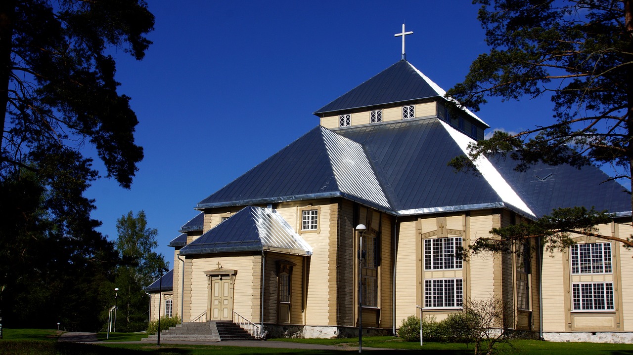 Bažnyčia, Medinė Bažnyčia, Kryžiaus Bažnyčia, Religija, Liuteronai, Kirsti, Pastatas, Architektūra, Suomių, Mikkeli