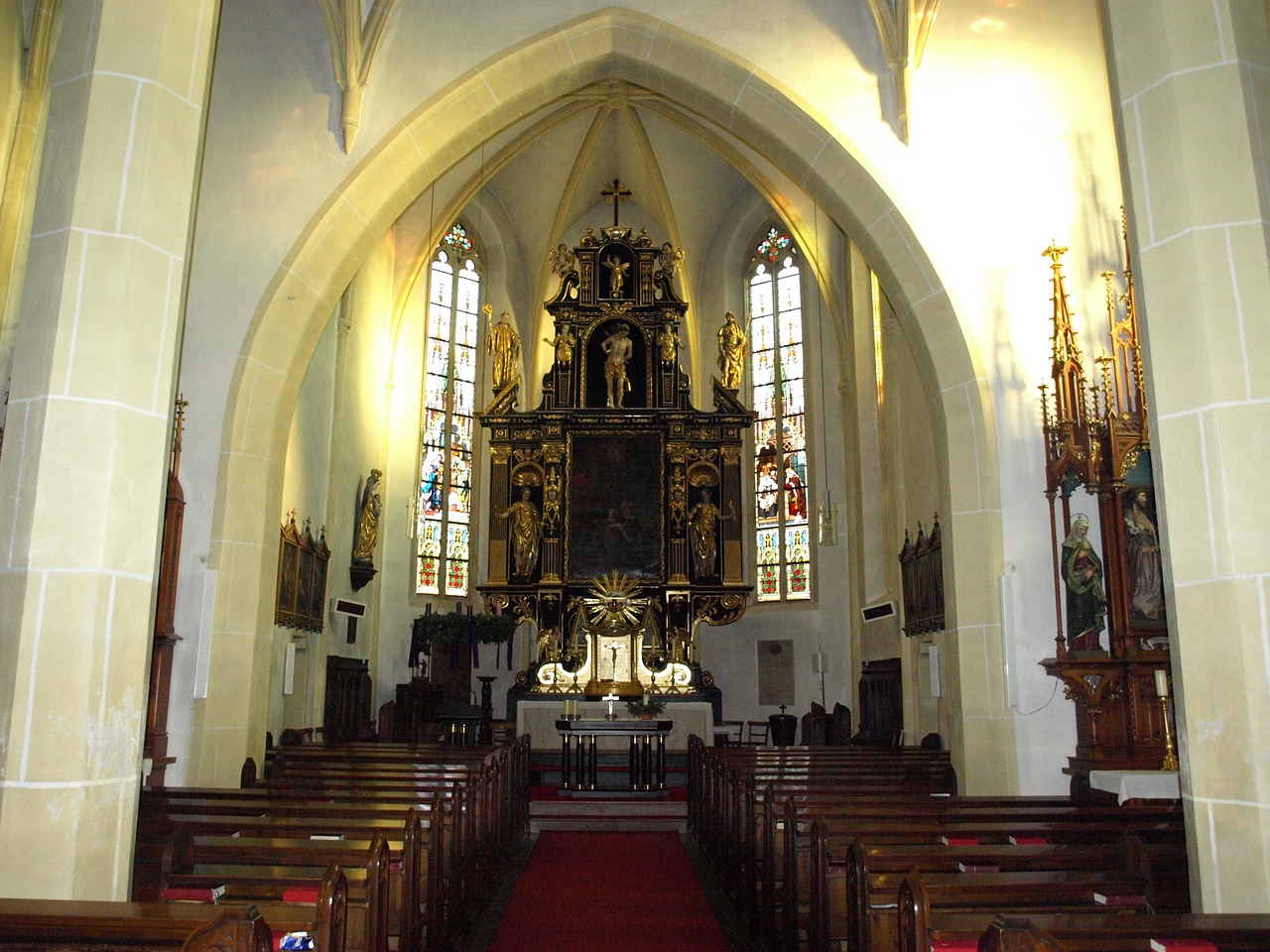 Bažnyčia, Pfarrkirche, Allhartsberg, Hl Katharina, Architektūra, Pastatas, Istorija, Religija, Kultūra, Istorinis