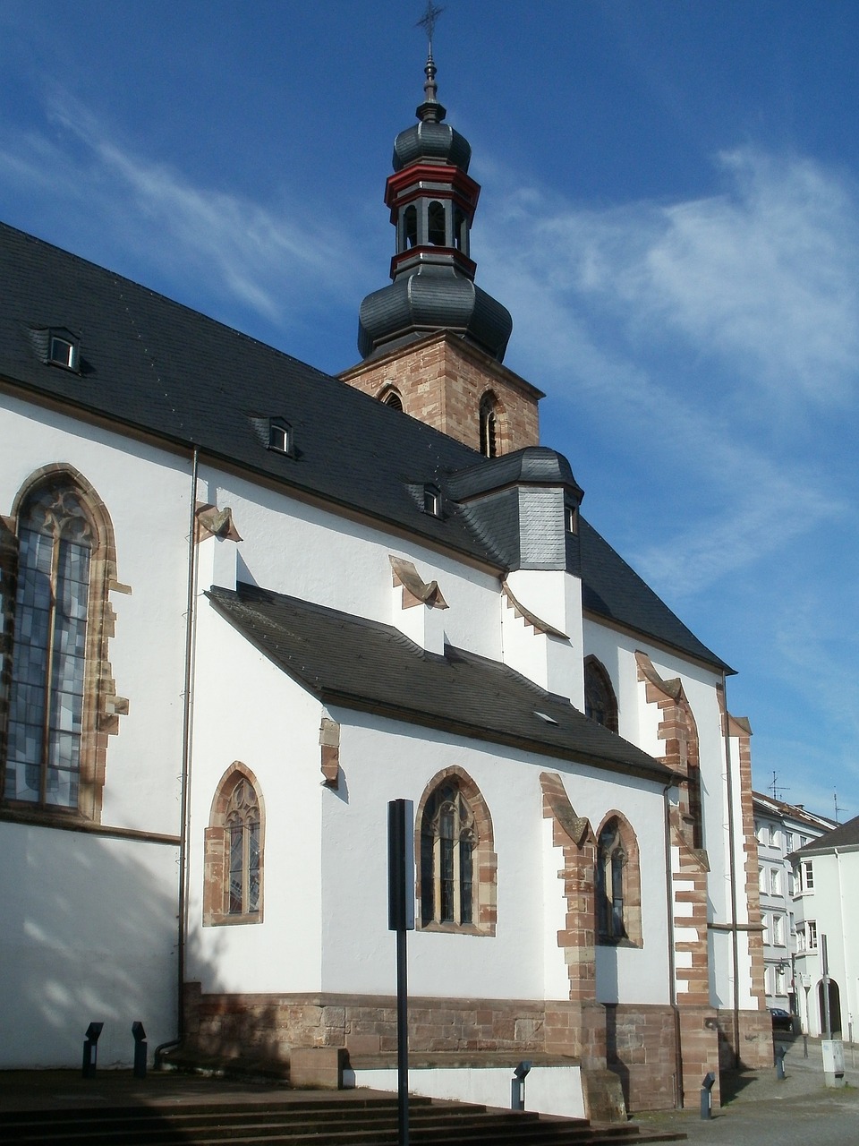 Bažnyčia, Saarbrucken, Schlosskirche, Architektūra, Vokietija, Europa, Pastatas, Katedra, Fasadas, Krikščionybė