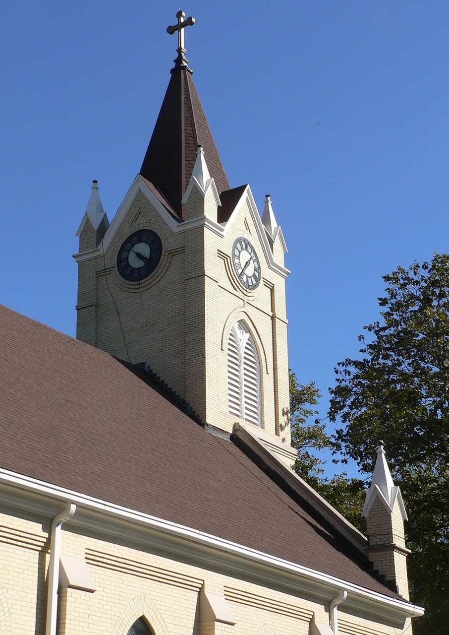 Bažnyčia,  St Mary Prielaida,  Dwight,  Nebraska,  Bokštas,  Katalikų,  Katalikybė,  Architektūra, Nemokamos Nuotraukos,  Nemokama Licenzija