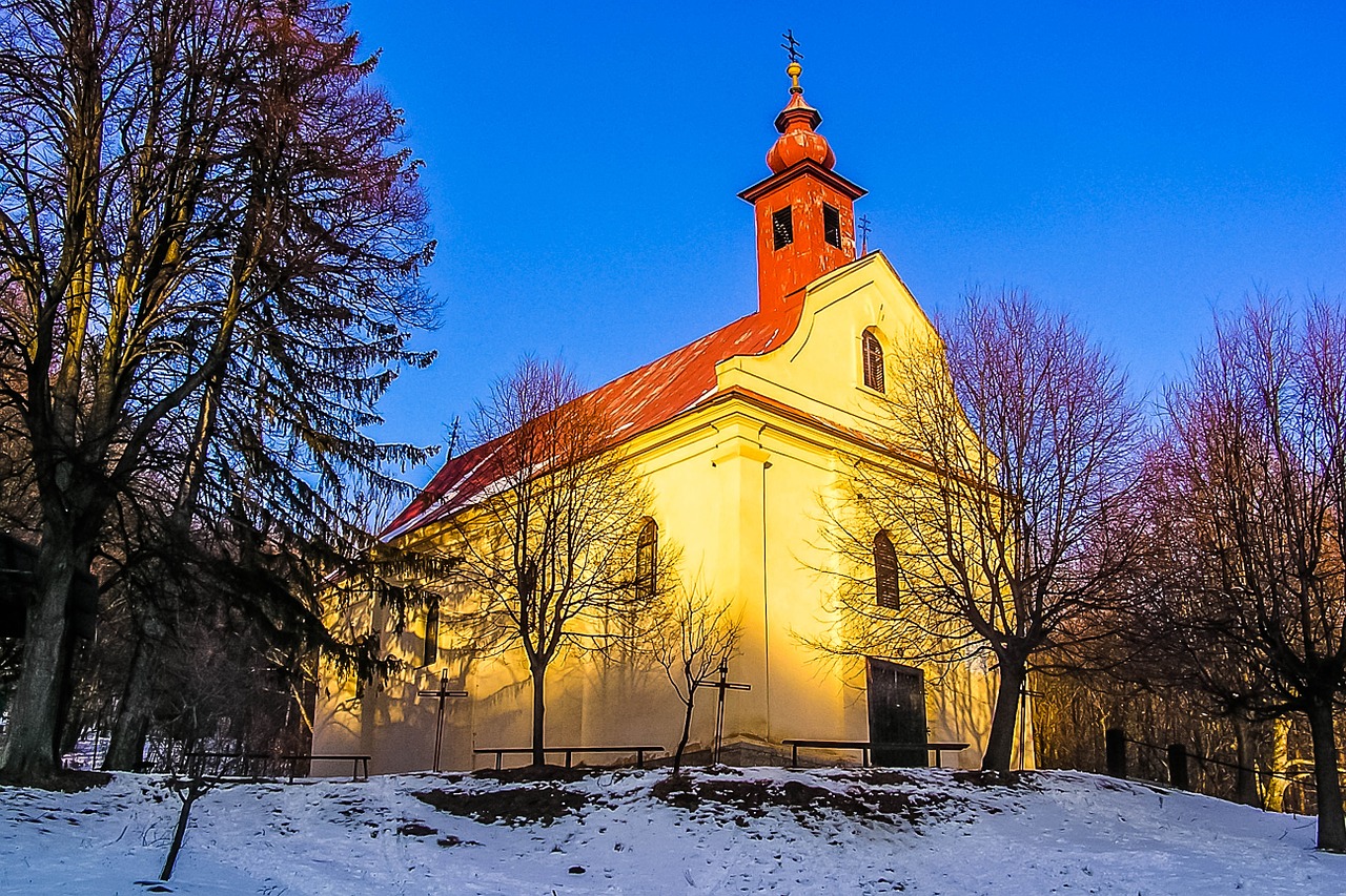 Bažnyčia, Žiema, Sniegas, Nemokamos Nuotraukos,  Nemokama Licenzija