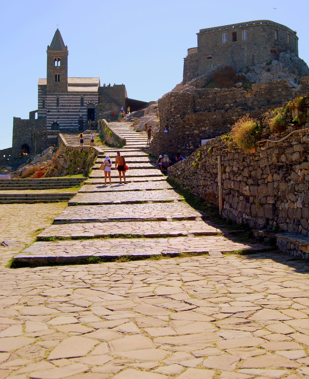 Bažnyčia, Skalė, Pilis, Porto Venera, Ligurija, Italy, Nemokamos Nuotraukos,  Nemokama Licenzija