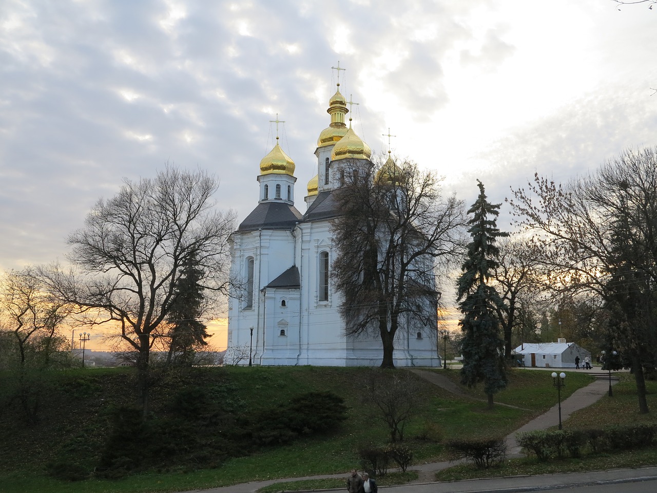 Bažnyčia, Vakaras, Chernihiv, Katedros Katedra, Nemokamos Nuotraukos,  Nemokama Licenzija