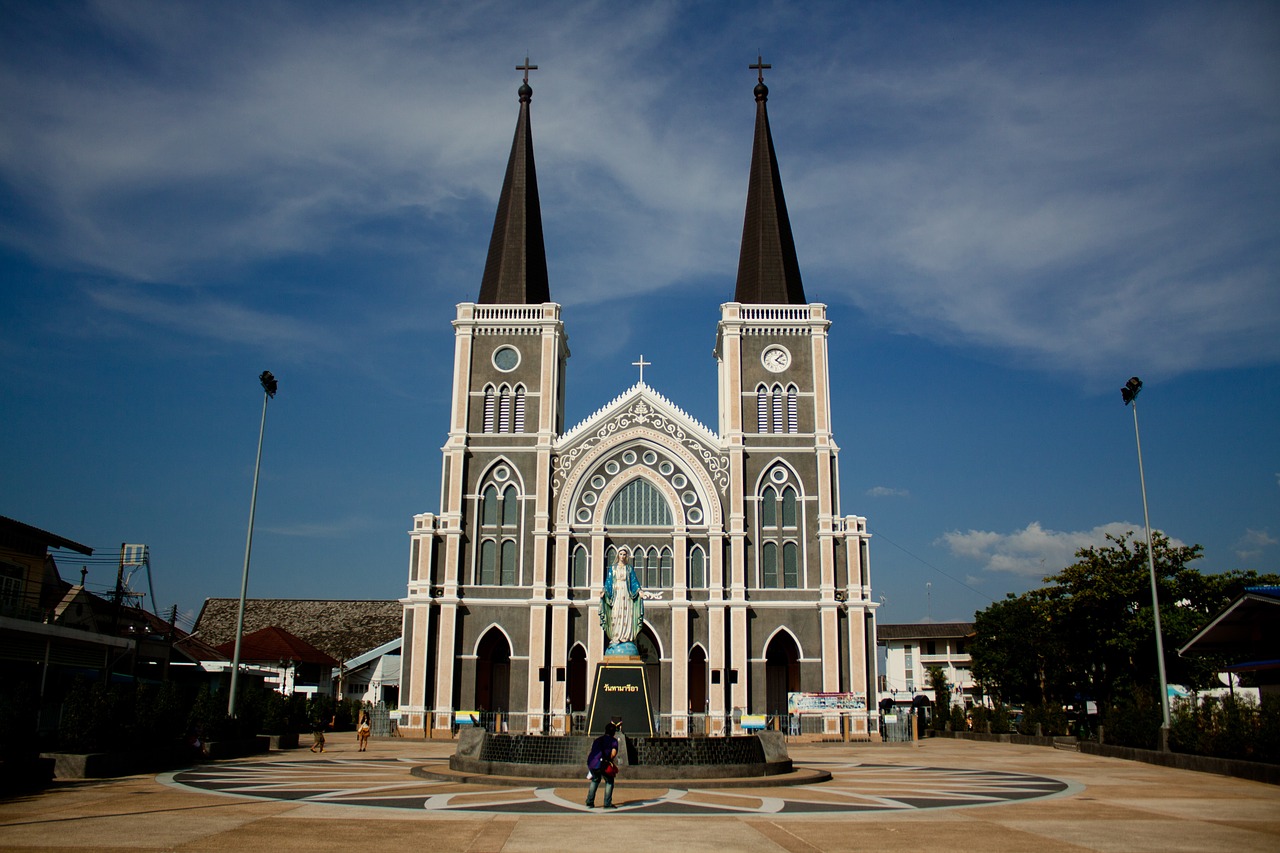 Kristo Bažnyčia, Nepriekaištinga Protėvių Bažnyčia, Chanthaburi, Nemokamos Nuotraukos,  Nemokama Licenzija