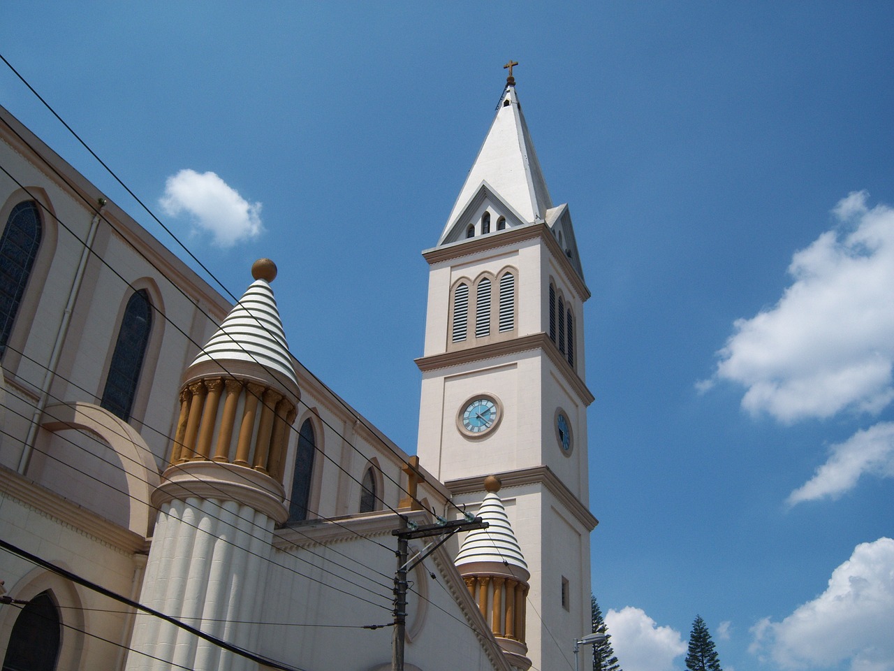 Bažnyčios Bokštas, Žiūrėti, Kruzas, Pušies Rajonas, San Paulas, Nemokamos Nuotraukos,  Nemokama Licenzija