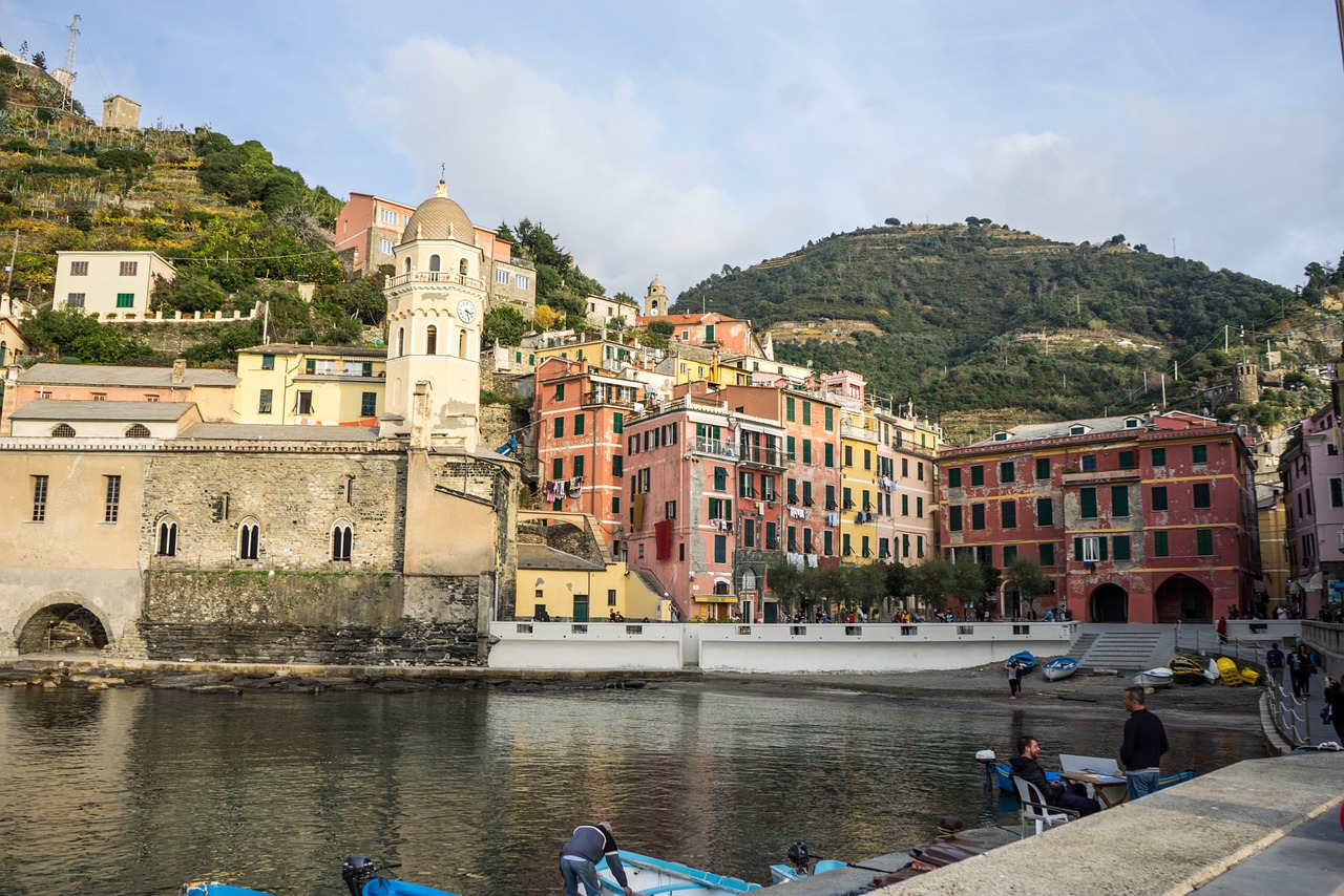 Cinque Terre, Italy, Architektūra, Viduržemio Jūros, Ligurija, Europa, Spalvinga, Vaizdingas, Kranto, Kaimas